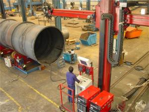 China Auto Pipe Welding Manipulators for Tank Straight Seam / Circle Seam factory