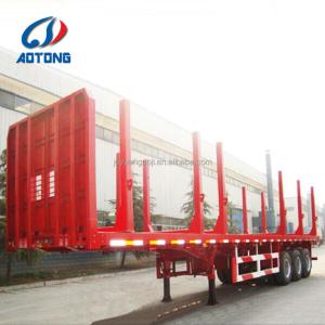 China 11.00r20 12r22.5 315 385 Tires Timber Truck Semi Trailer for Smooth Log Transportation factory