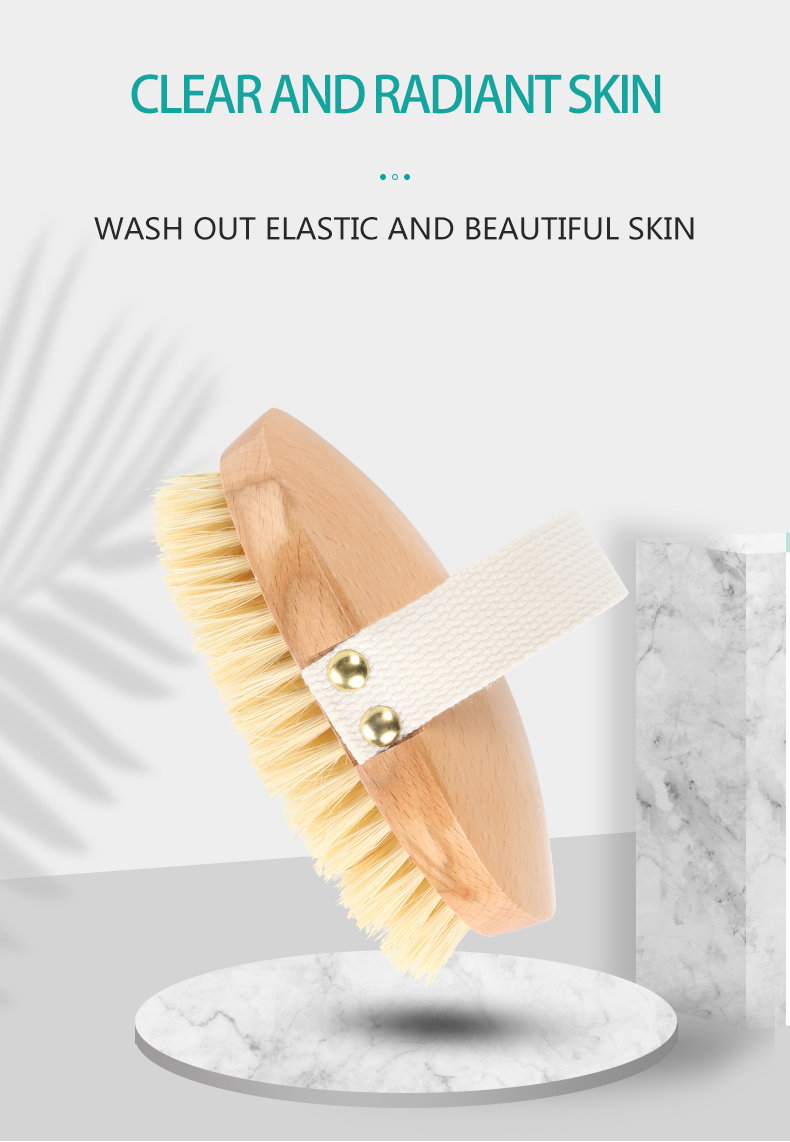 Vegan Exfoliator Dry Body Brush For Boay Back Cleansing Eco-friendly