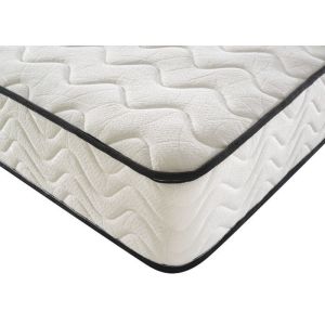 White Color Tight Top Mattress , Roll Up Vacuum Compressed Memory Foam Mattress