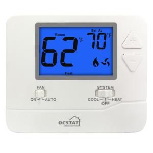 China Riseem Digital hotel room Thermostat Rectangle Shape For Kitchen / Living Rooms factory