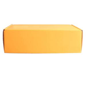 China Eco Friendly Printed Mailer Boxes Orange Color Spot UV Finish 190 - 350G factory