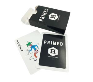 China CMYK PMS Debossing Paper Playing Cards , 350g Custom Game Card Printing factory