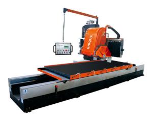 China Curve Linear Stone Profile Cutting Machine 15kw For Square Baluster factory