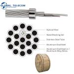 G6555 Outdoor Fiber Optic Cable OPGW Fiber Cable 12 Core 24 Core