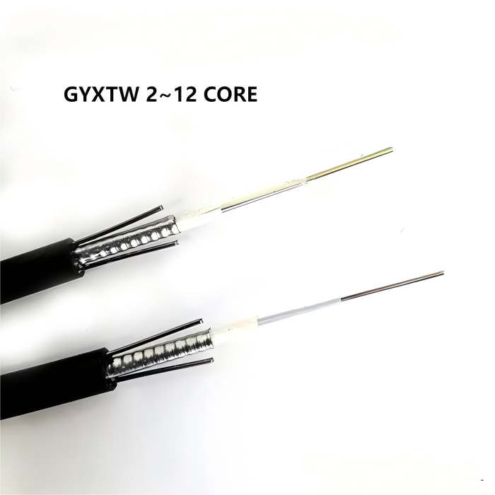 GYXTW 8 Core OM3 Multimode Central Loose Tube Outdoor Fiber Optic Cable