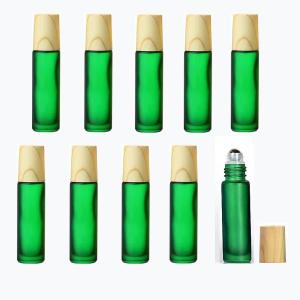 China Empty Essential Oil Roll-on Bottles with Stainless Steel Balls Frosted Glass factory