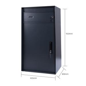 China Wall Mount Lock Box Outdoor or Freestanding Home, Office, Commercial Mailbox Parcel Box factory