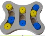 100% Handmade Dog Intelligence Toy , Outdoor Stimulating Dog Toys Multi Colors