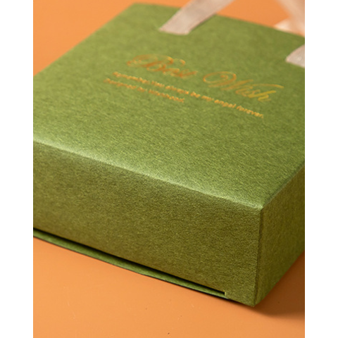 Customized Logo Recycled Luxury Jewelry Gift Drawer Packaging Paper Bag with Handle