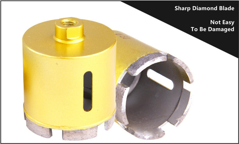 Stone 100mm Diamond Core Drill Bit , 68mm Sintered Diamond Drill Bits