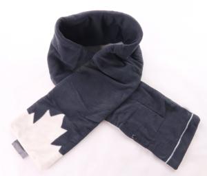 China Black Fleece Heated Neck Scarf Warmer With PVC Heating Wire factory