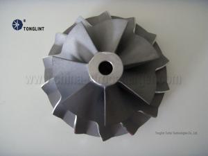China S400 66.09mmX96.14mm Heat Treated Turbo Compressor Wheel factory