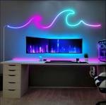 Music Sync 12V Smart RGB Light Strips WiFi Bluetooth Smart Neon Strips 1500mA