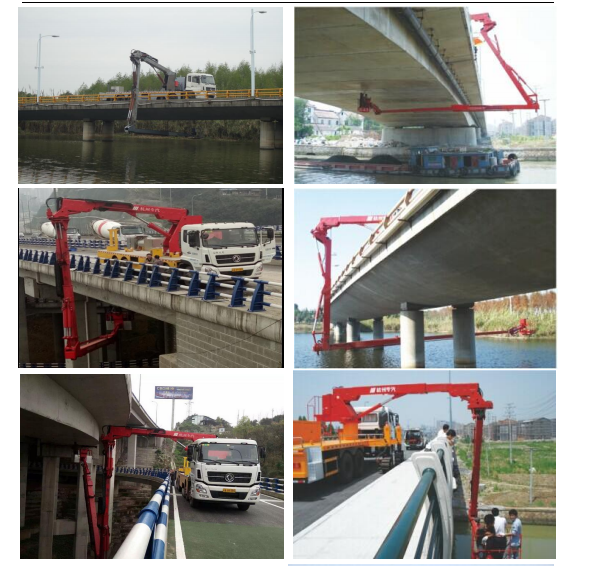 4 Axles 18m Howo Bucket Type Bridge Inspection Vehicle HZZ5311JQJ18