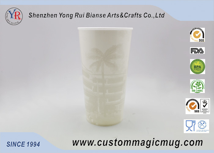 600ml Heat Resistant Eco Friendly Mugs , PP Plastic Personalized Kids Mugs