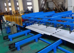 China 12 - 15 M/Min Metal Roof Roll Forming Machine With Redundant Material Slitter factory