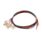 12 Color Fiber Optic Pigtails Single Mode LC ST FC SC UPC With PVC/LSZH Jacket