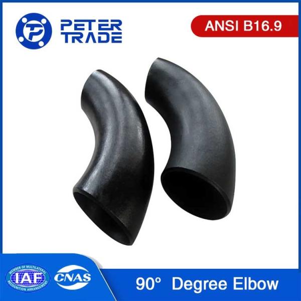 ASME B16.9 ASTM A420 WPL6 Carbon Steel & Alloy Steel 3D Radius 90 Degree Elbow