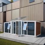 Fully-equipped 20FT Foldable Prefabricated Container House with 2 Bedrooms