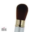 Essential Refillable Retractable Makeup Brush , Silver Powder Makeup Brushes