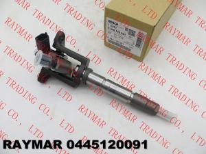 China BOSCH Genuine common rail fuel injector assy 0445120091, 0445120047, F01G09P1XE for MITUSBISHI FUSO ME193983,, ME193289 factory