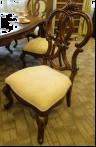 Customised Leather Armless Dining Room Chairs Sturdy And Stable