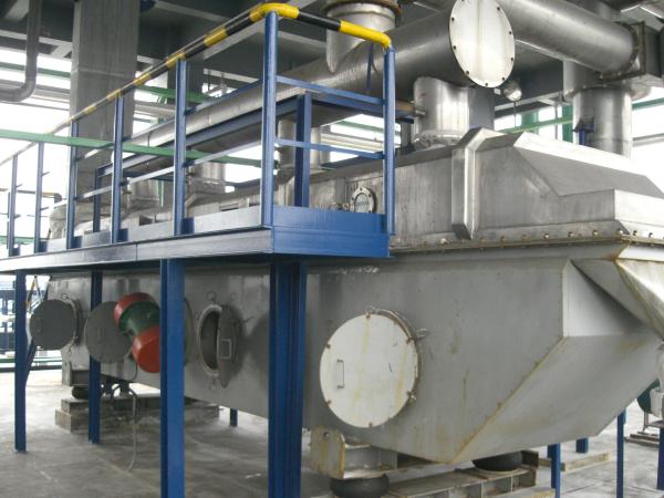 Vibro Fluid Bed Powder Vibrating Dryer Machine For Cellulose Acetate Butyrate