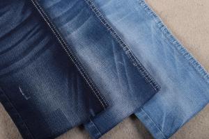 China 9.7oz 329gsm Stretch Cotton Polyester Spandex Denim Fabric For Women Child Jeans factory