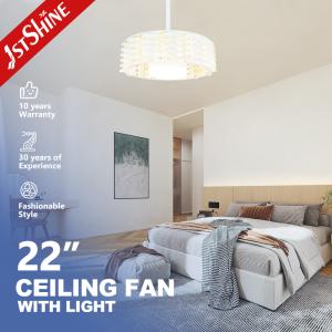 China Consumption 22 inch Mini Small Bladeless Ceiling Fan with 2- and Energy-saving Design factory