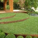 ISO Lawn Edging Corten 100mm Garden Metal Ornaments Powder Coated