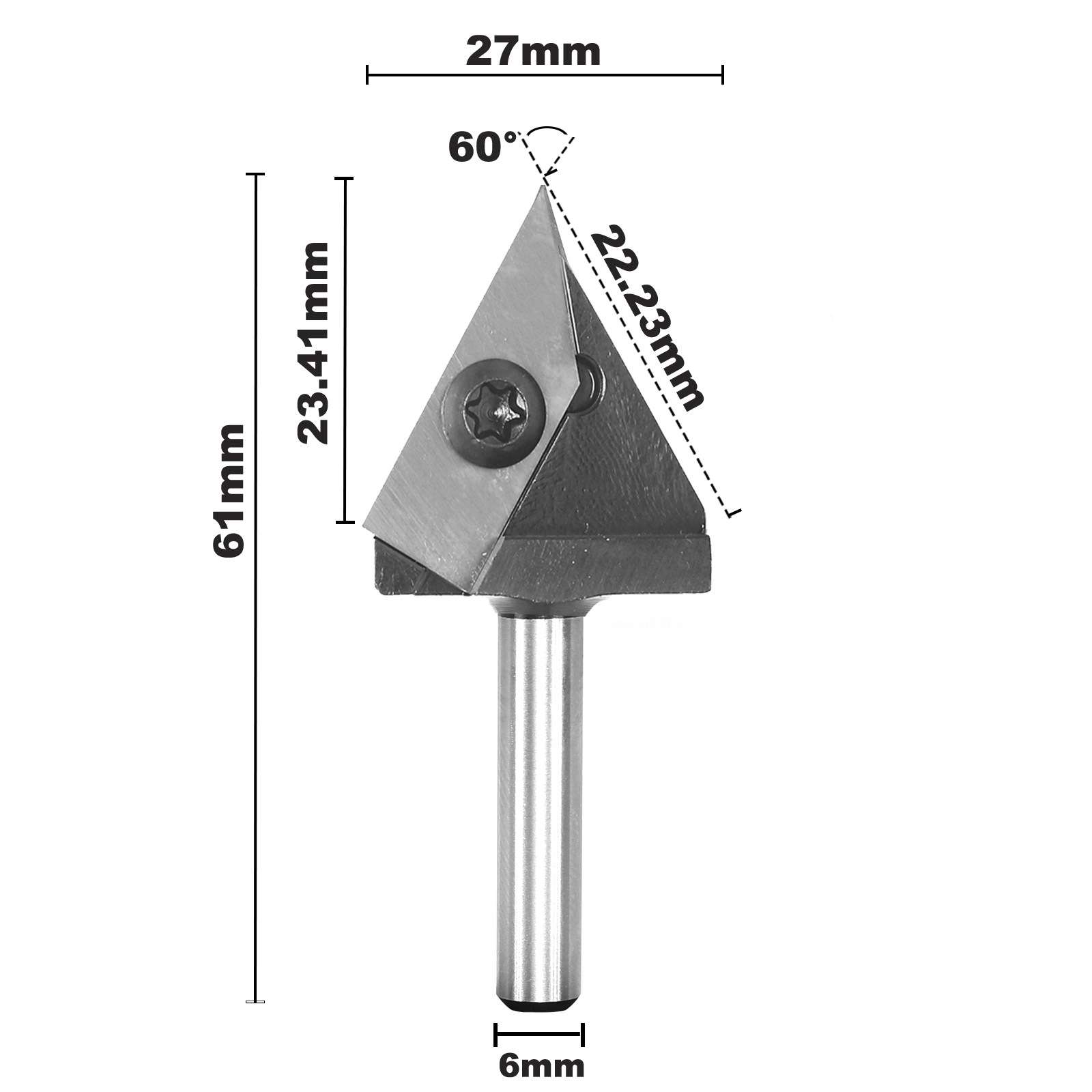 OEM CNC Router Bit 6mm 8mm 10mm 12mm Slotting Router Bit