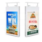 Ceiling roof mount 49" inch dual sided WIFI network Android signage display POP