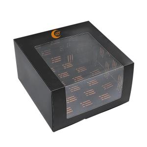 China Varnishing Square Gift Packaging Boxes Folding Paper Baseball Cap Packaging Box factory
