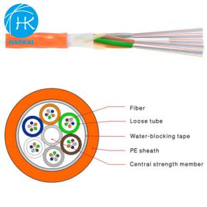 China FRP Air Blown Cable 12core 48core 96core 144core 288core Micro Fiber Optic Cable factory