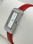 Fashion Leather Strap Quartz Watch Stylish White Dial Watches Custom Engraving