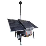 Solar Power Trailer Solar Surveillance Trailer For Bank Supermarket Hotel