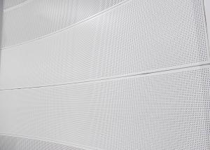 China Curved Aluminum Wall Panel / Perforated Metal Ceiling Panels for building wall factory