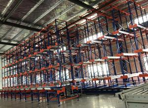 China Heavy Duty Automatic Radio Pallet Rack Mobile Shuttle Rack System factory