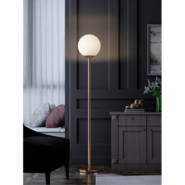 Nordic Modern Simple Gold And Glass Floor lamp Bedroom Lamp LED Floor Lamps gold floor lamp(WH-MFL-70)