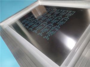 China Laser SMT Stencil Made 0.12mm Stainless Steel Foil With 520 X 420mm Aluminum Frame factory