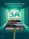 1m Length Data USB Cable Braided Tinned Copper Conductor