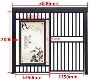 China Advertising Pedestrian Entrance Gate Automatic Outdoor For Community factory