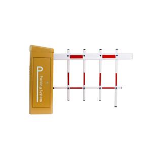 China IP54 Car Barrier Gate Motor 80w 6s Running Car Parking Gates factory