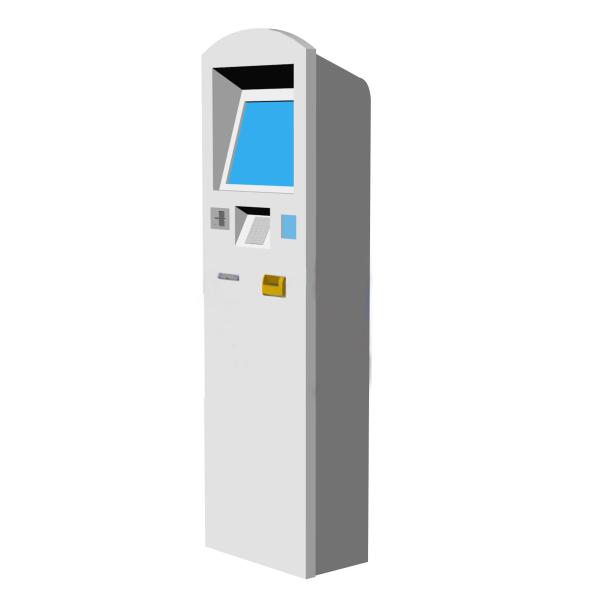 China Check Reader And Card Dispenser Self Service Kiosk For Account Inquiry And Transfer factory
