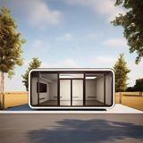 China Mini Apple Cabin House with Glass Window and Door Garden Sunroom factory
