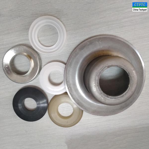 Stamped Pipe End Cap Pressed Steel Bearing Housing Metal Plastic Labyrinth Seals