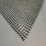 Decorative Cladding Metal Aluminum Sequins Oil Resistant Metal Mesh Garment
