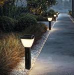 Powerful Tall Led Solar Lawn Lights For Outdoor Waterproof IP65 Landscape Patio