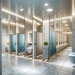 Water Resistance Toilet Partitions Hygienic and Comfortable Restroom Environment